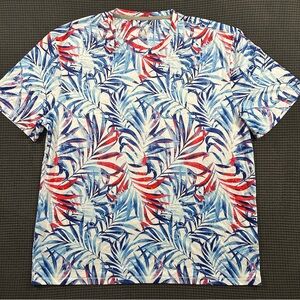 Reel Legends Reel Tec Performance Shirt XL Tropical Red Blue White